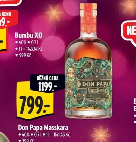   Bumbu XO 40% 0,7 l
