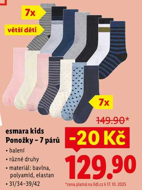esmara kids Ponožky-7 párů