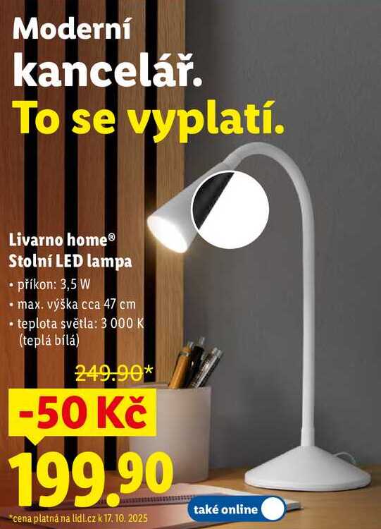 Livarno home Stolní LED lampa