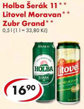 Litovel Moravan, Zubr Grand, 0,5 l