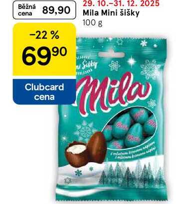 Mila Mini šišky, 100 g