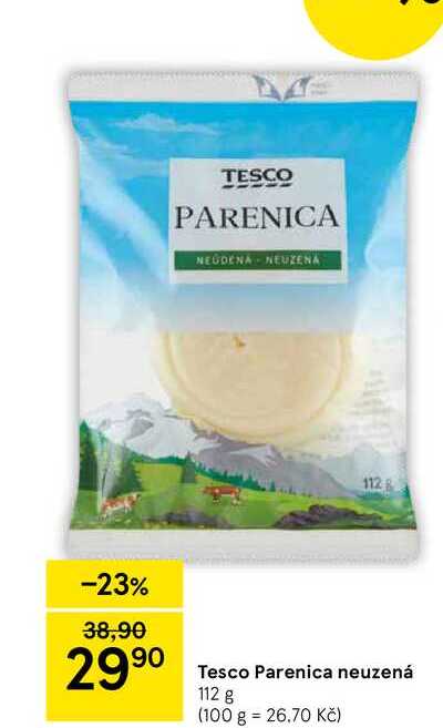 Tesco Parenica neuzená, 112 g