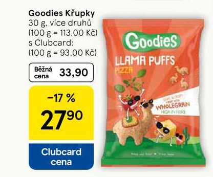 Goodies Křupky, 30 g, více druhů