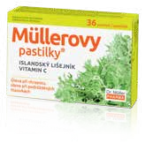 Müllerovy pastilky® islandský lišejník, vitamin C 36 ks