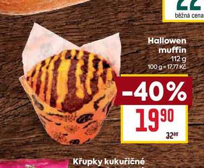 Hallowen muffin 112 g