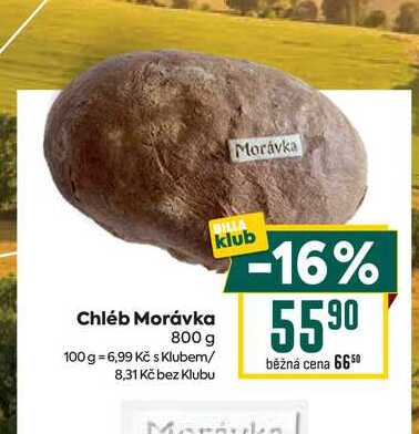 Chléb Morávka 800 g 