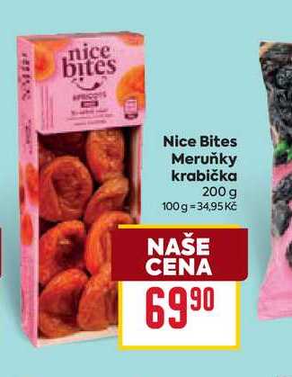 Nice Bites Meruňky krabička 200 g