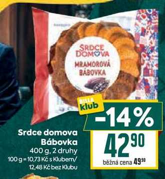 Srdce domova Bábovka 400 g