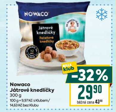 Nowaco Játrové knedlíčky 300 g