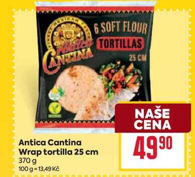 Antica Cantina Wrap tortilla 25 cm 370 g