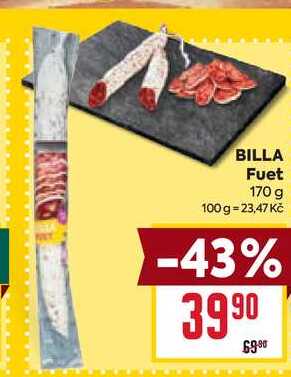 BILLA Fuet 170 g