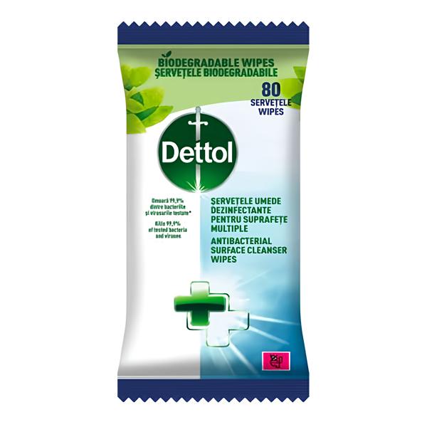 Dettol Antibakteriální ubrousky na povrchy