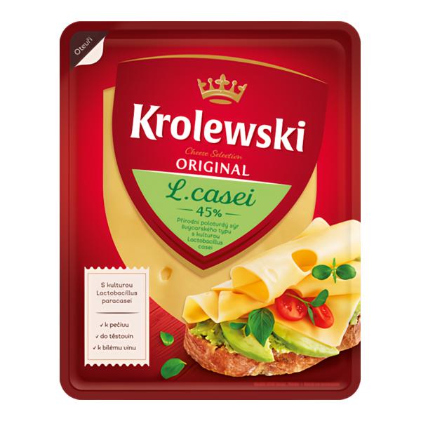 Krolewski Sýr L.Casei 45%, plátky