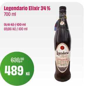Legendario Elixir 34% 700 ml