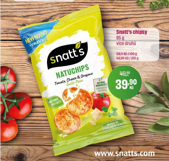 Snatt's chipsy 85 g