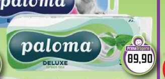 PALOMA toaletní papír 10ks 3vrstvý potisk/Zelený čaj