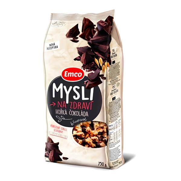 Emco Mysli na Zdraví Křupavé Hořká čokoláda