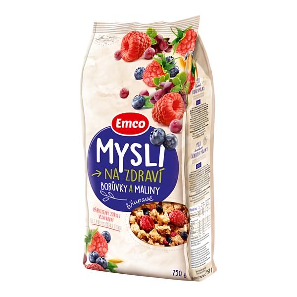 Emco Mysli na Zdraví Křupavé Borůvky a maliny