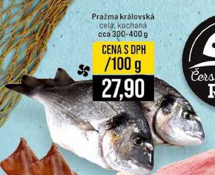 Pražma královská celá, kuchaná 100 g