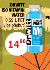 DRWITT ISO VITAMIN WATER 0,55 L PET
