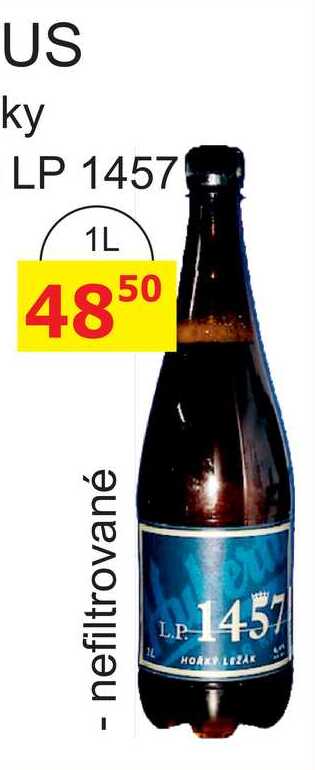 Hubertus světlý ležák LP 1457 1L