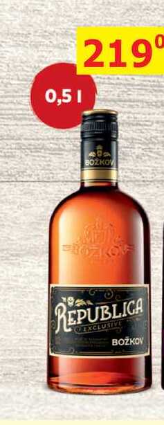 Božkov Republica Exclusive 0,5l 0.5l