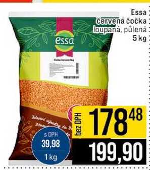 Essa červená čočka 5 kg 