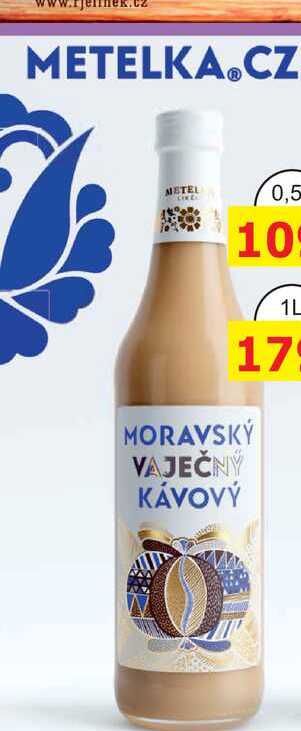 Metelka Moravský vaječný KÁVOVÝ 500ml