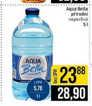 Aqua Bella přírodní neperlivá 5 l