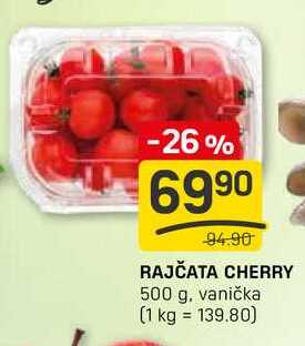 RAJČATA CHERRY 500 g