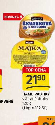 HAMÉ PAŠTIKY vybrané druhy 120 g 