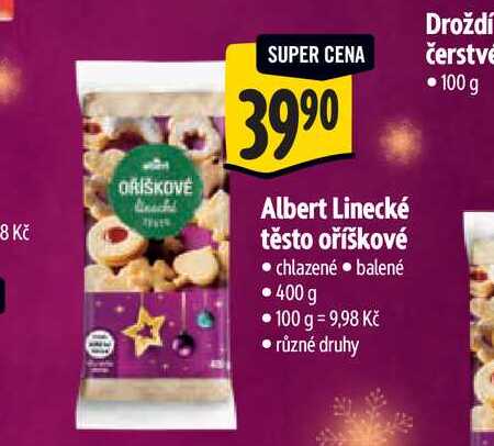 Albert Linecké těsto oříškové  400 g