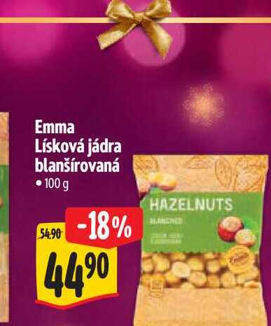 Emma Lísková jádra blanšírovaná  100 g 