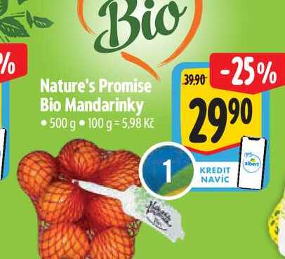  Nature's Promise Bio Mandarinky 500 g 