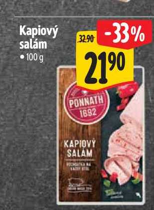 Kapiový salám 100 g