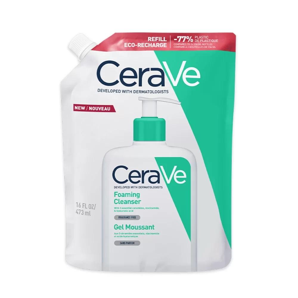 Cerave Čisticí pěnící gel náplň 473ml