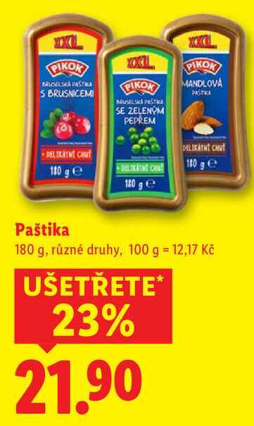 Paštika, 180 g
