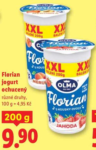 Florian jogurt ochucený, 200 g