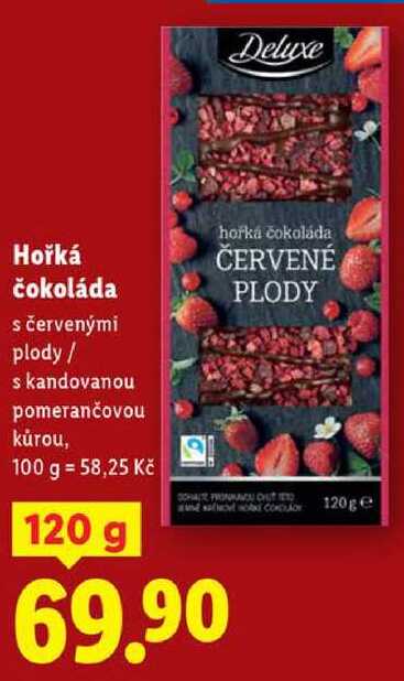 Hořká čokoláda, 120 g