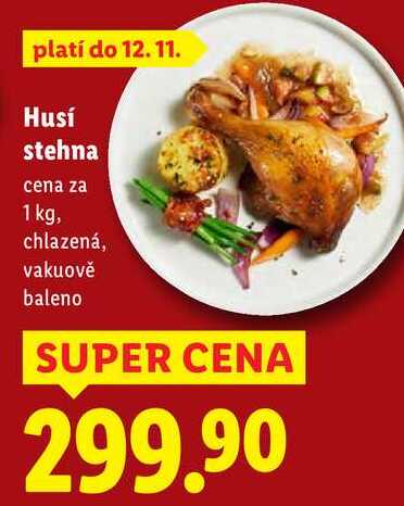 Husí stehna, cena za 1 kg