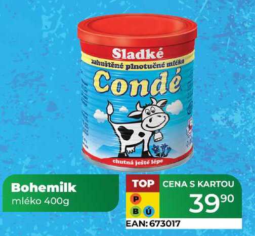 Bohemilk mléko 400g