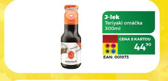 J-lek Teriyaki omáčka 300ml