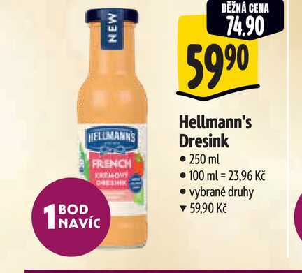  Hellmann's Dresink  250 ml  