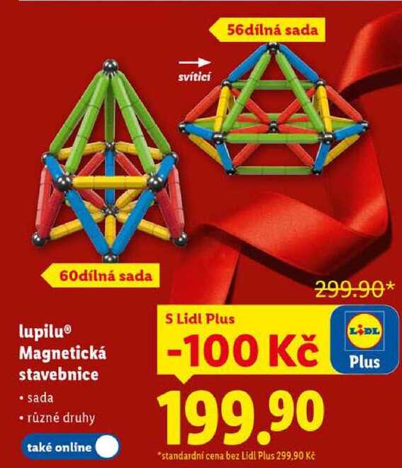 lupilu Magnetická stavebnice