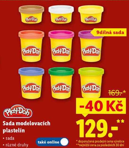 Sada modelovacích plastelín