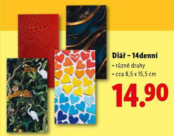 Diář - 14denní