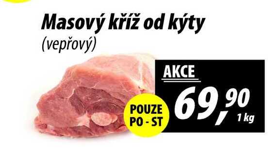 Masový kříž od kýty (vepřový), 1 kg 