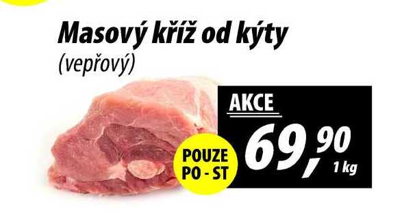 Masový kříž od kýty (vepřový), 1 kg