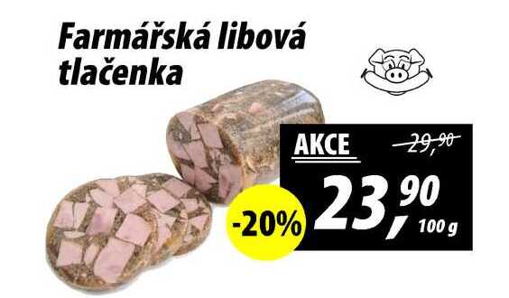Farmářská libová tlačenka, 100 g