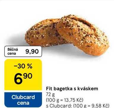 Fit bagetka s kváskem, 72 g
